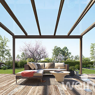 FORMVOLLENDETE ÜBERDACHUNG