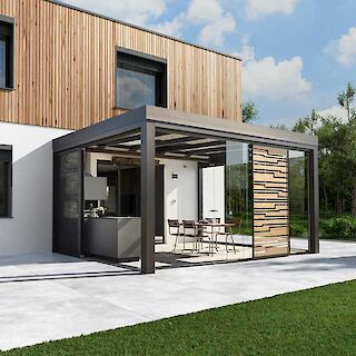 SCHIEBEGLAS-ELEMENTE FÜR OPTIMALEN WETTERSCHUTZ