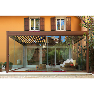 SCHIEBEGLAS-ELEMENTE FÜR OPTIMALEN WETTERSCHUTZ