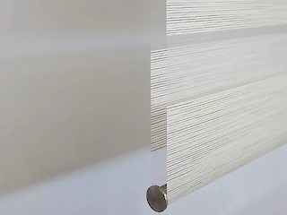 Detailaufnahme eines Doppelrollos